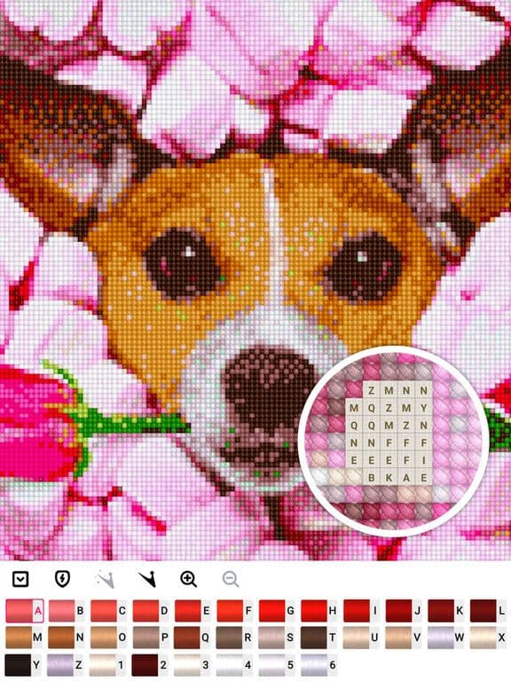 Cross stitch: Color by Letter screenshot 5