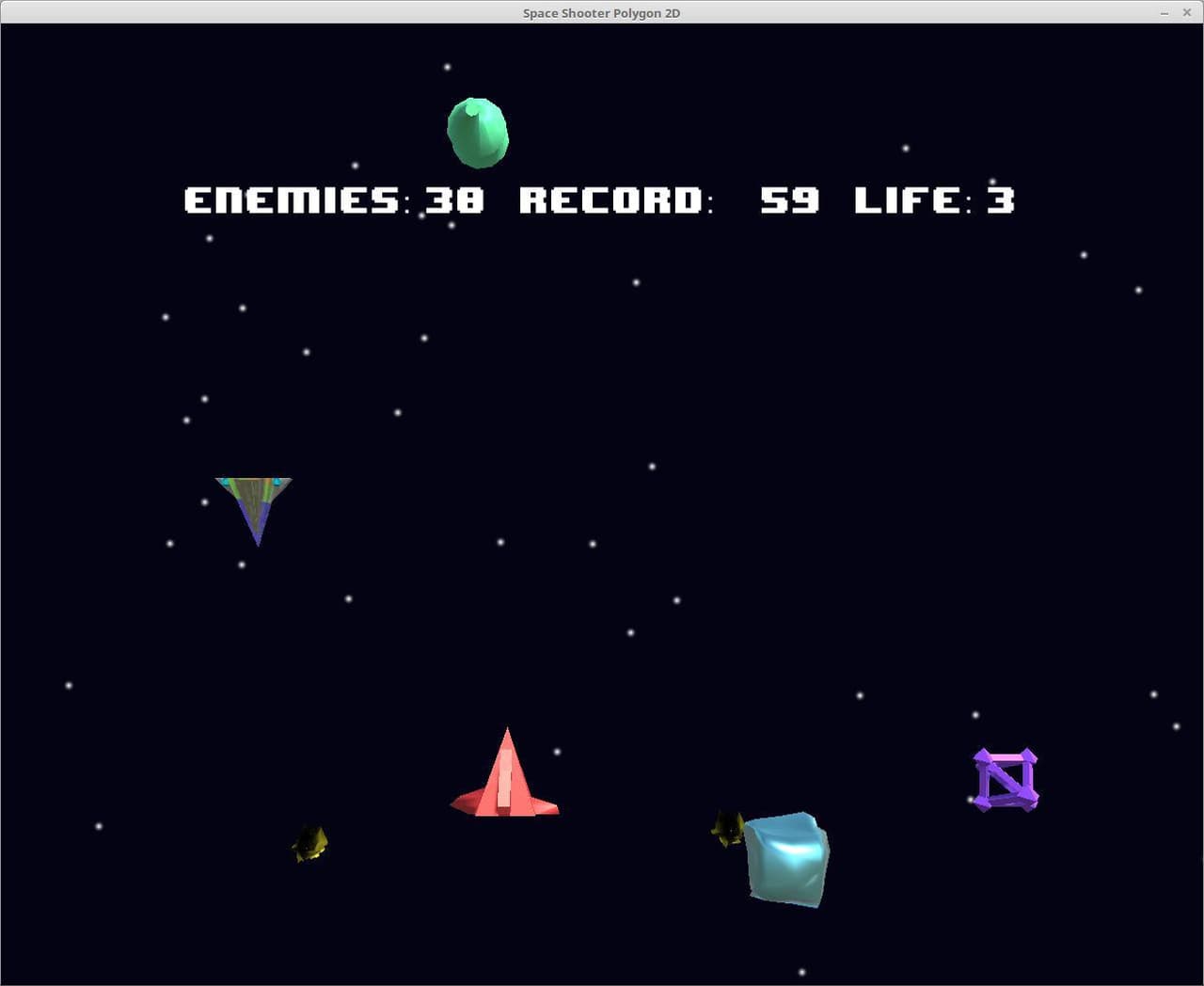 Space Shooter Polygon 2D