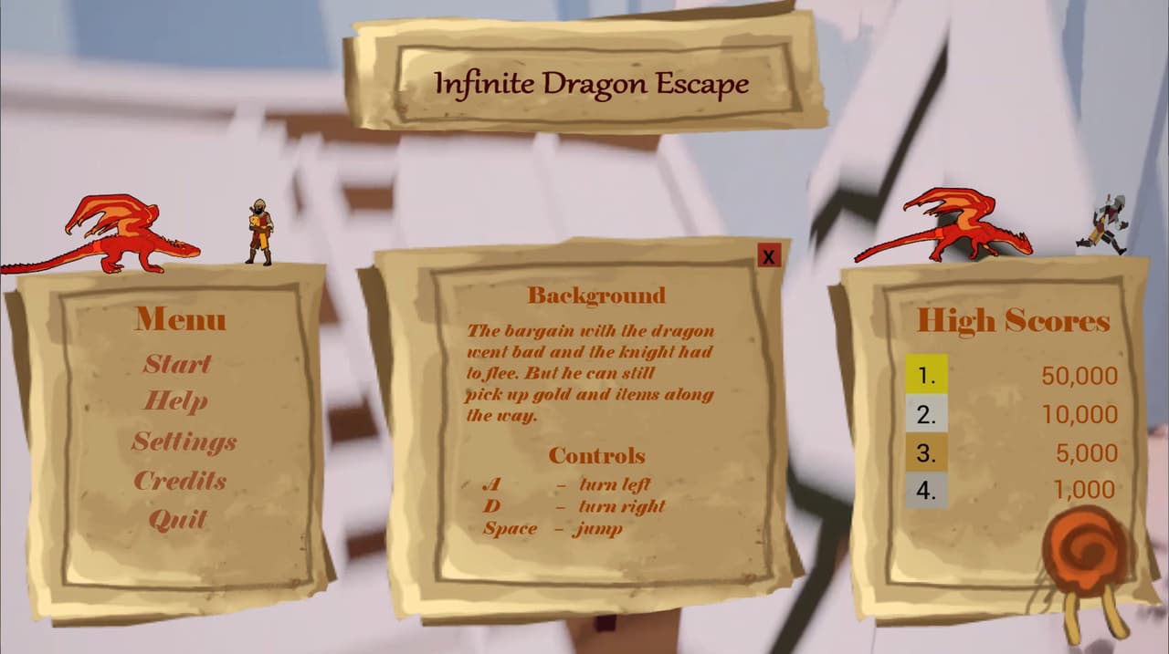 Infinite Dragon Escape - beta version screenshot 2