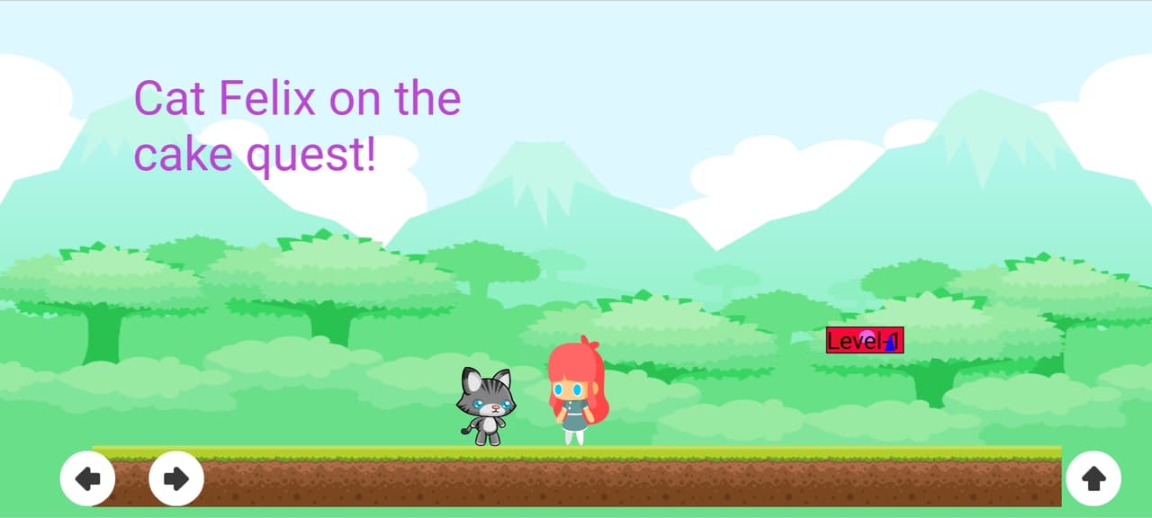 Cat Felix on the cake quest screenshot 2