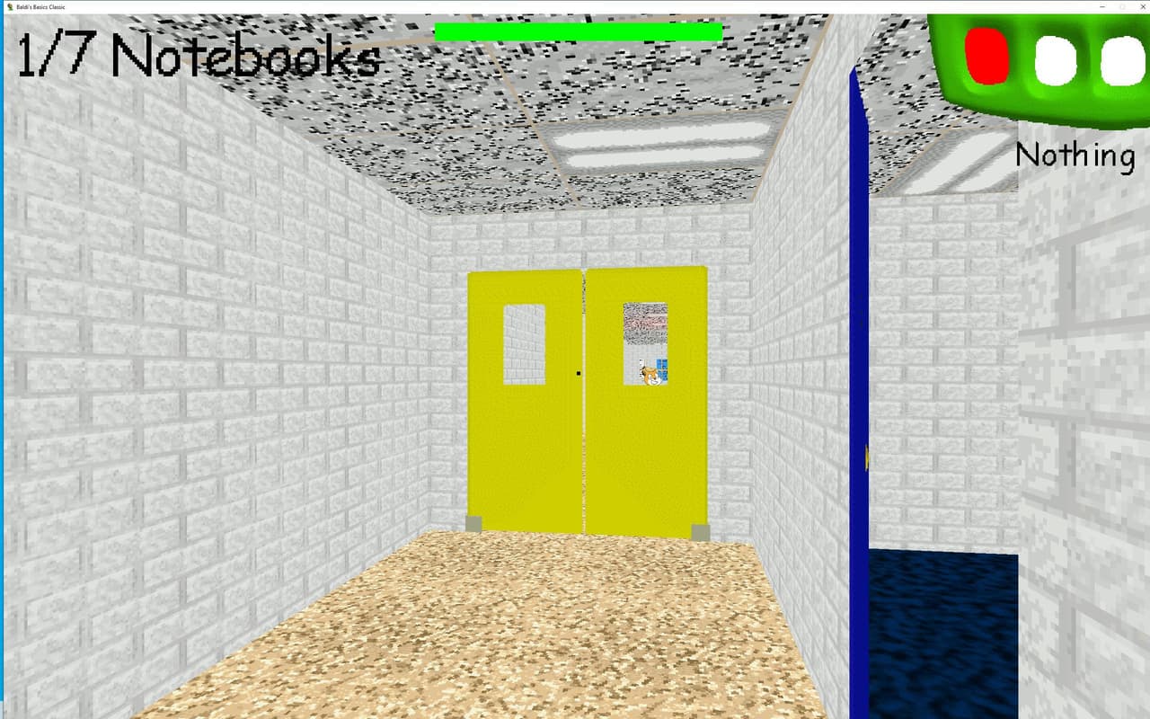 Baldis Basic But Scratch cat is in it screenshot 5