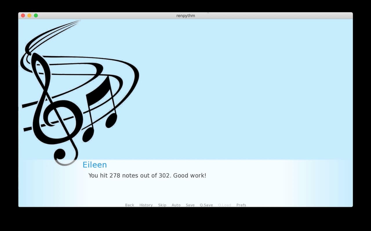 RenPy Rhythm Game