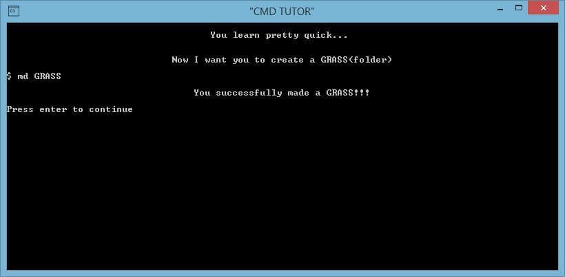 CMD TUTOR