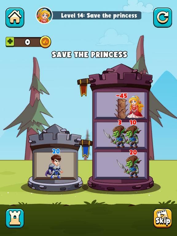 Hero Tower War - Math Puzzle screenshot 6