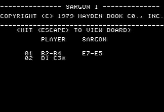 Sargon screenshot 4