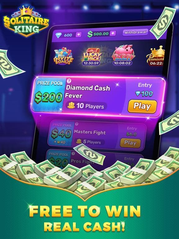 Solitaire King-Win Cash screenshot 2