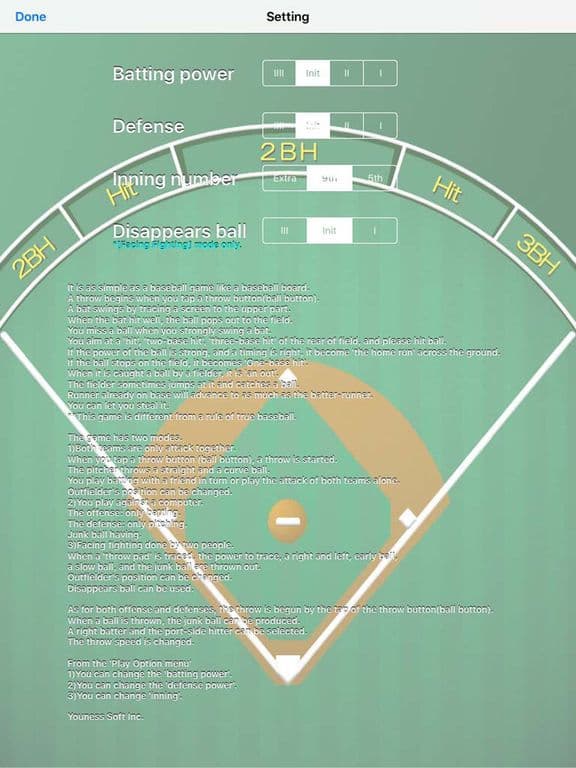 SimpleBaseball F for iPad screenshot 5