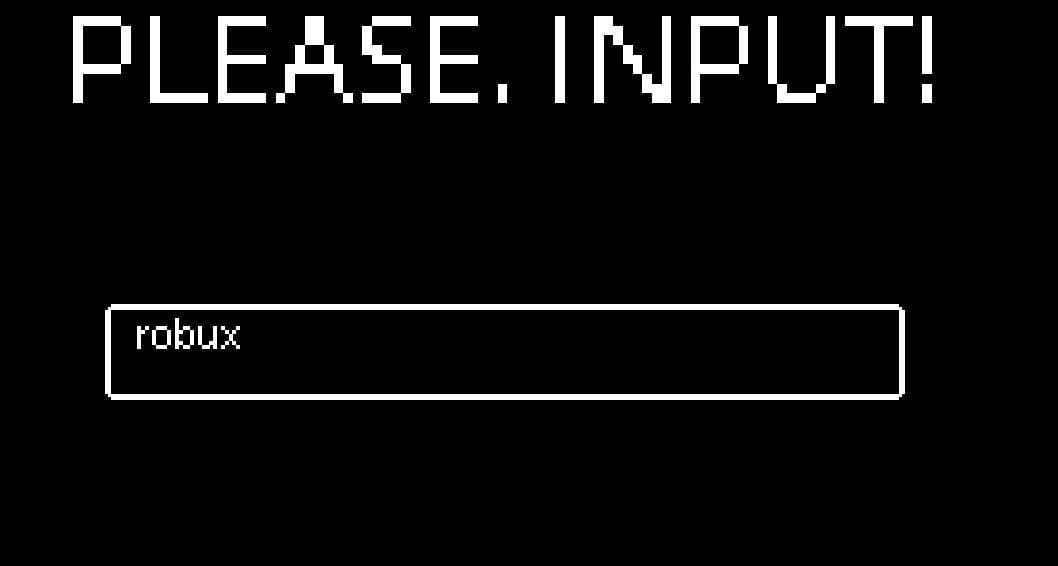 Please, input! screenshot 2