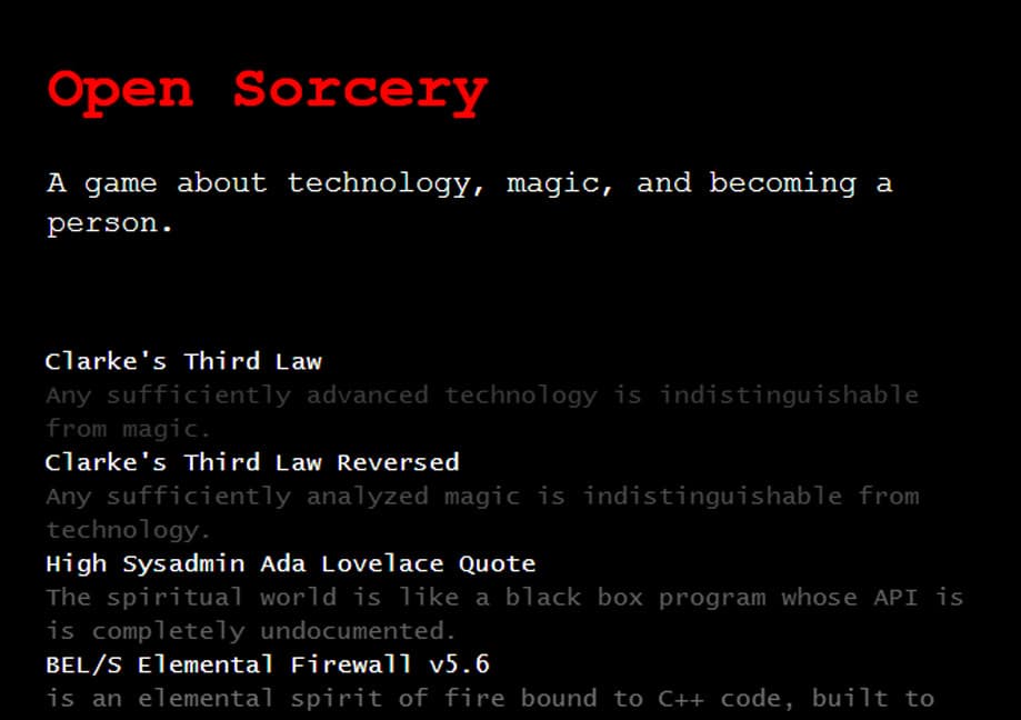 Open Sorcery screenshot 4