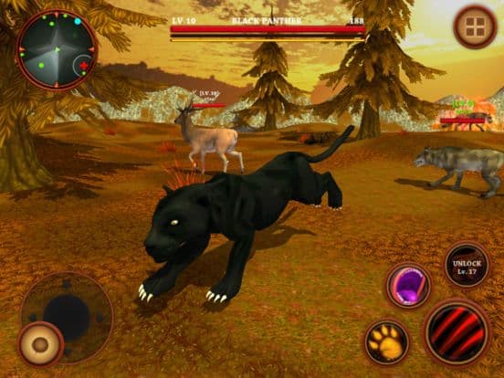 Black Panther Simulator - Wild Animals Survival 3D screenshot 5
