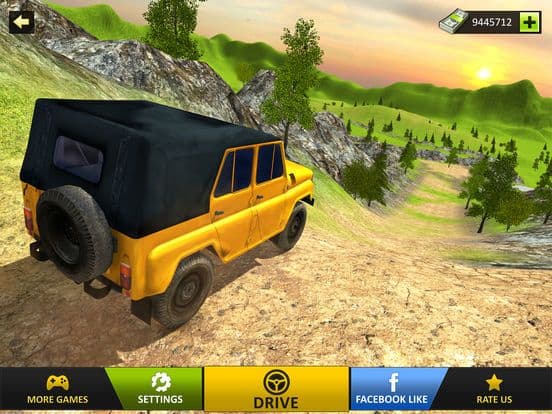 Uphill Off road Prado Car Driving Simulator 2017 screenshot 2