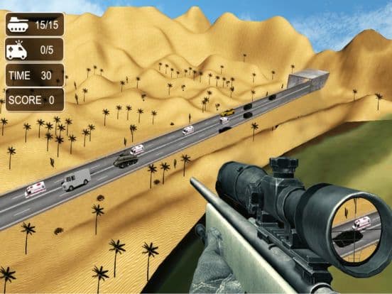 Desert Sniper War Action screenshot 2