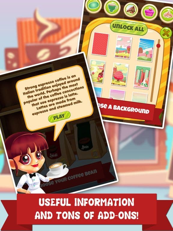 Coffee Dessert Making Salon - food maker games & candy ice cream make for kids! screenshot 5