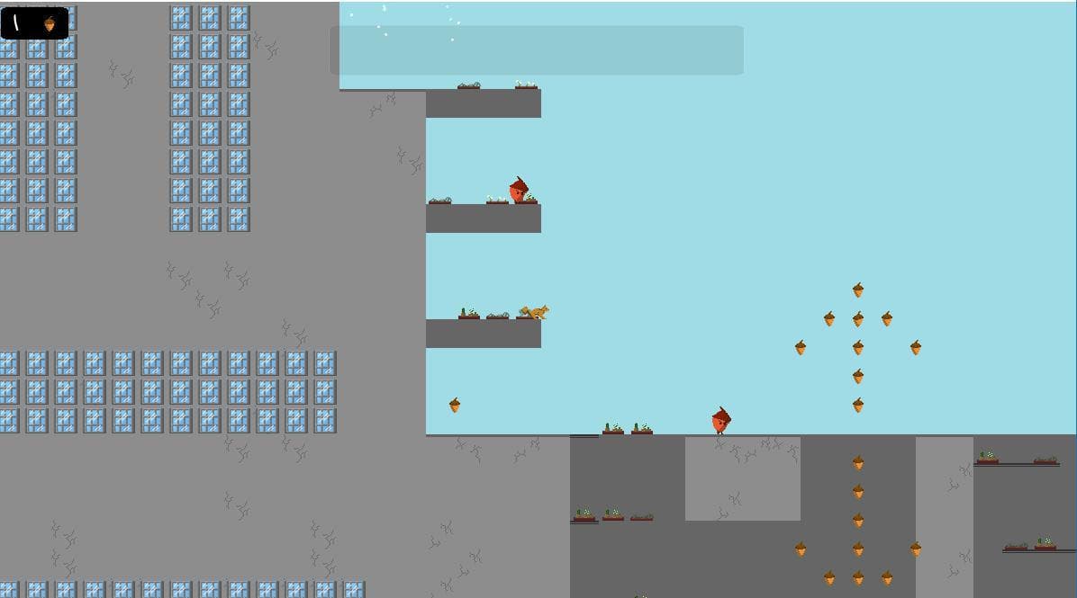 Squirrels Collecting Nuts While Flying Through the Air Dodging Pigeons [Question Mark(?)] Please Help Him. screenshot 2