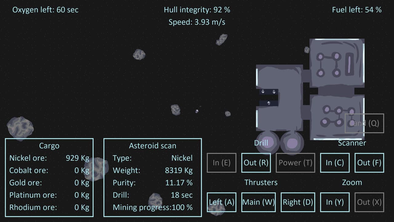 Asteroid Mining Simulator