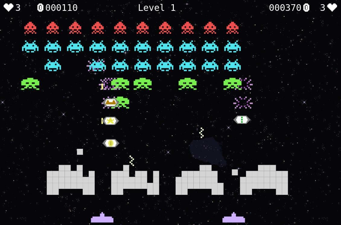 Space Invaders (itch) (Frunit) screenshot 3