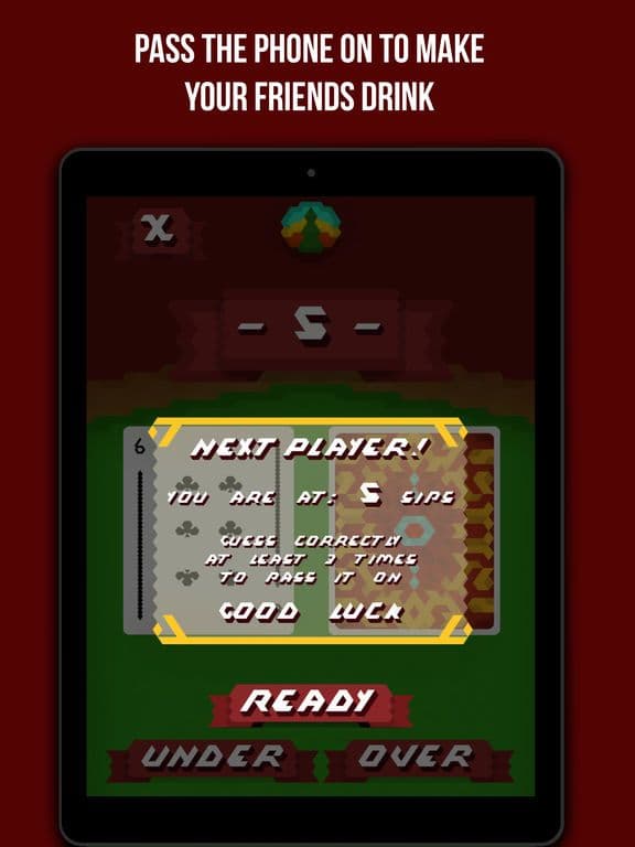 Over and Under - Drinking Game screenshot 3