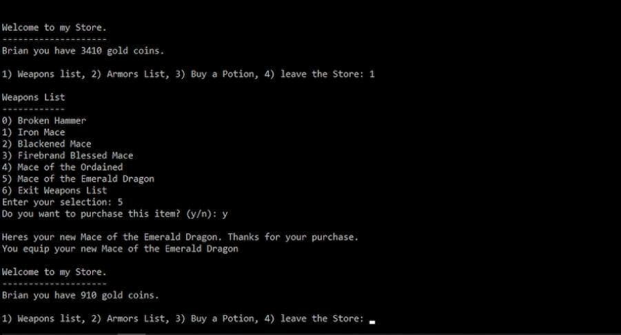 Console RPG screenshot 4