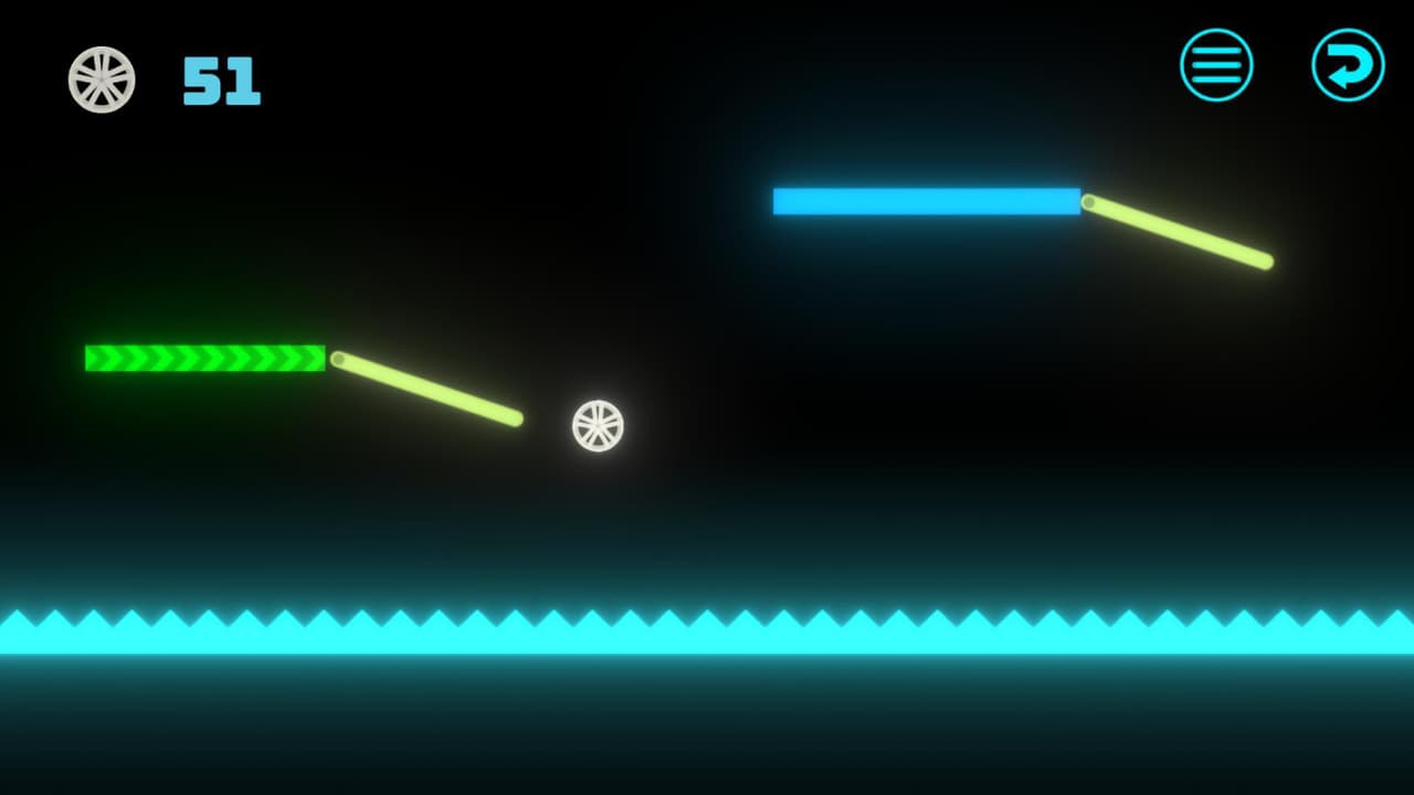 Neon Ball Platformer screenshot 4