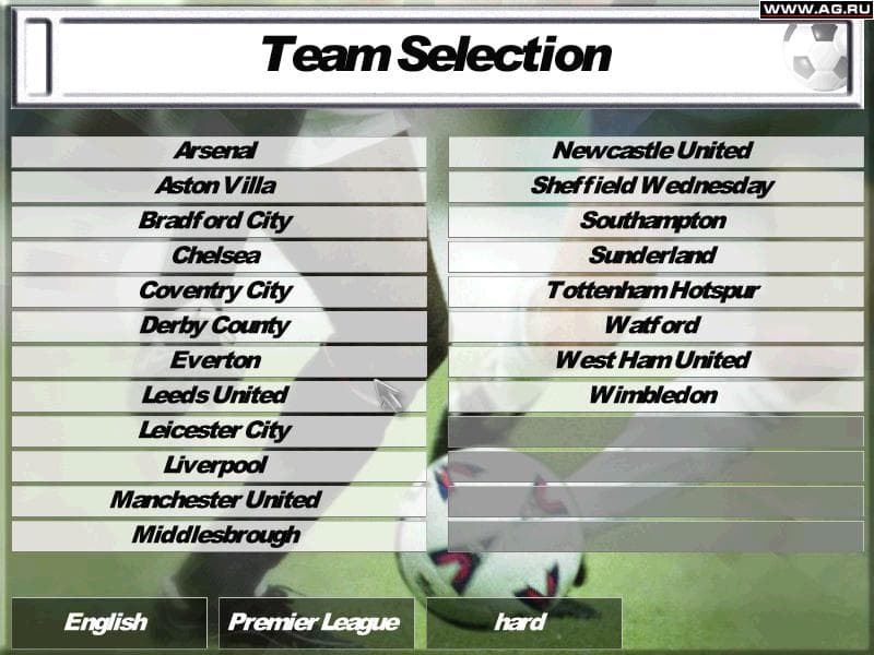 Giant Killers: Season 1999-2000 screenshot 3