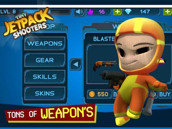 Tiny Jetpack Shooters: Online