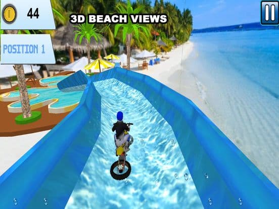 Water Slide Bike Racing screenshot 4