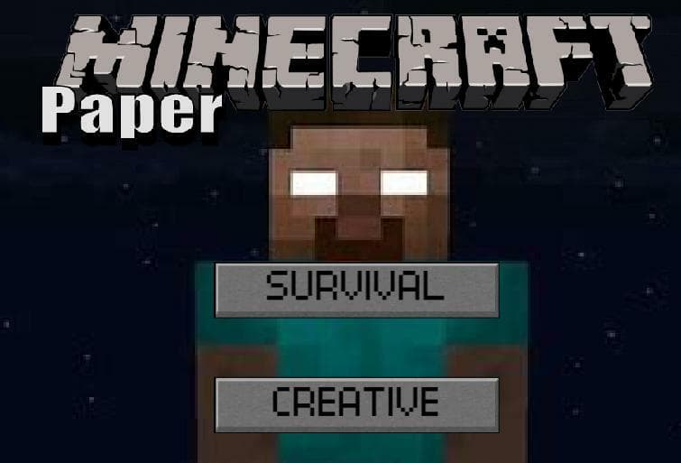 minecraft paper