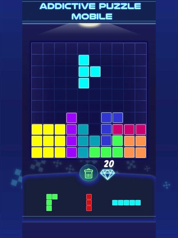 Block Puzzle Classic Glow screenshot 2