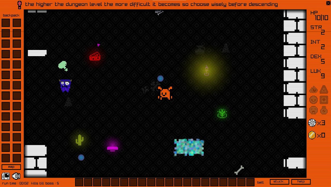 The Endless Dungeons of Pixel