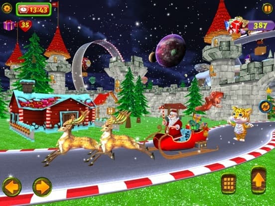 Santa Christmas Infinite Track screenshot 4