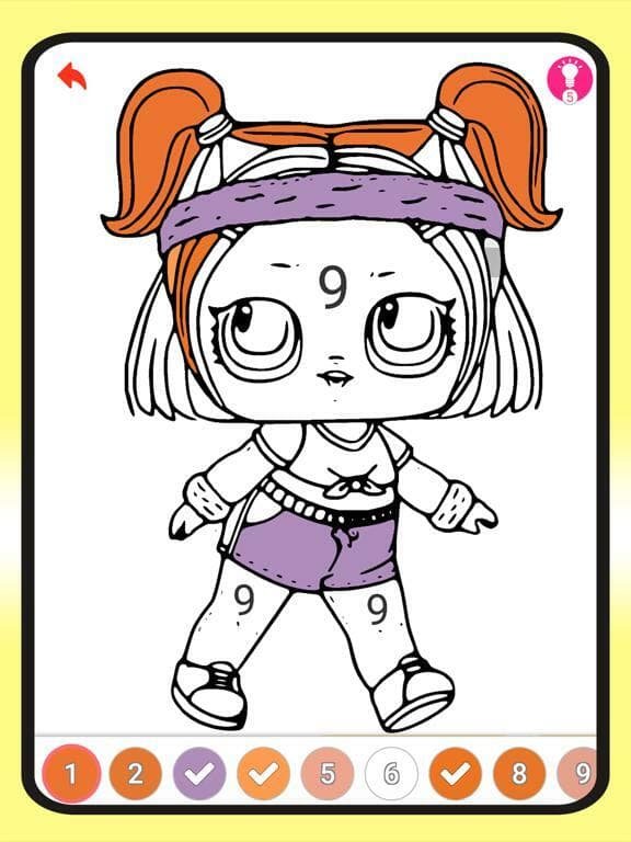 draw lol dolls Coloring Book ! screenshot 3