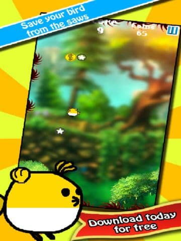 Bit Jumper: Blocky Birdy Fall - by Cobalt Play Games screenshot 2