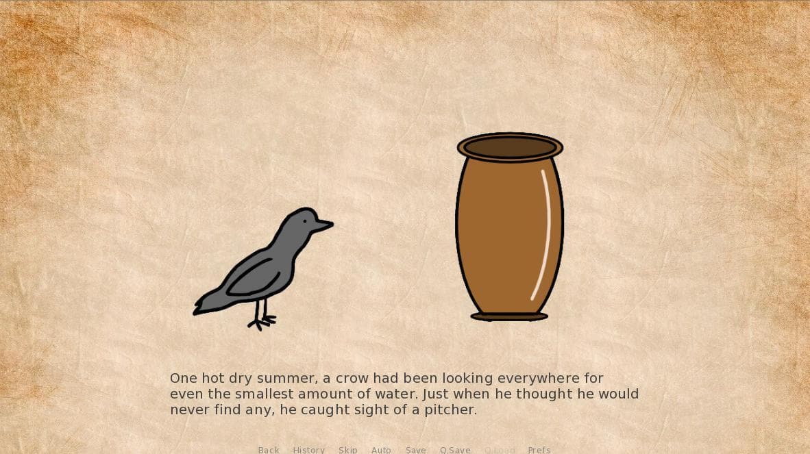 Aesops Fables VN Style with Multiple Endings screenshot 3