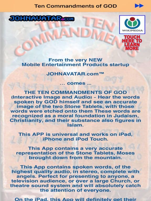 THE TEN COMMANDMENTS OF GOD. screenshot 3