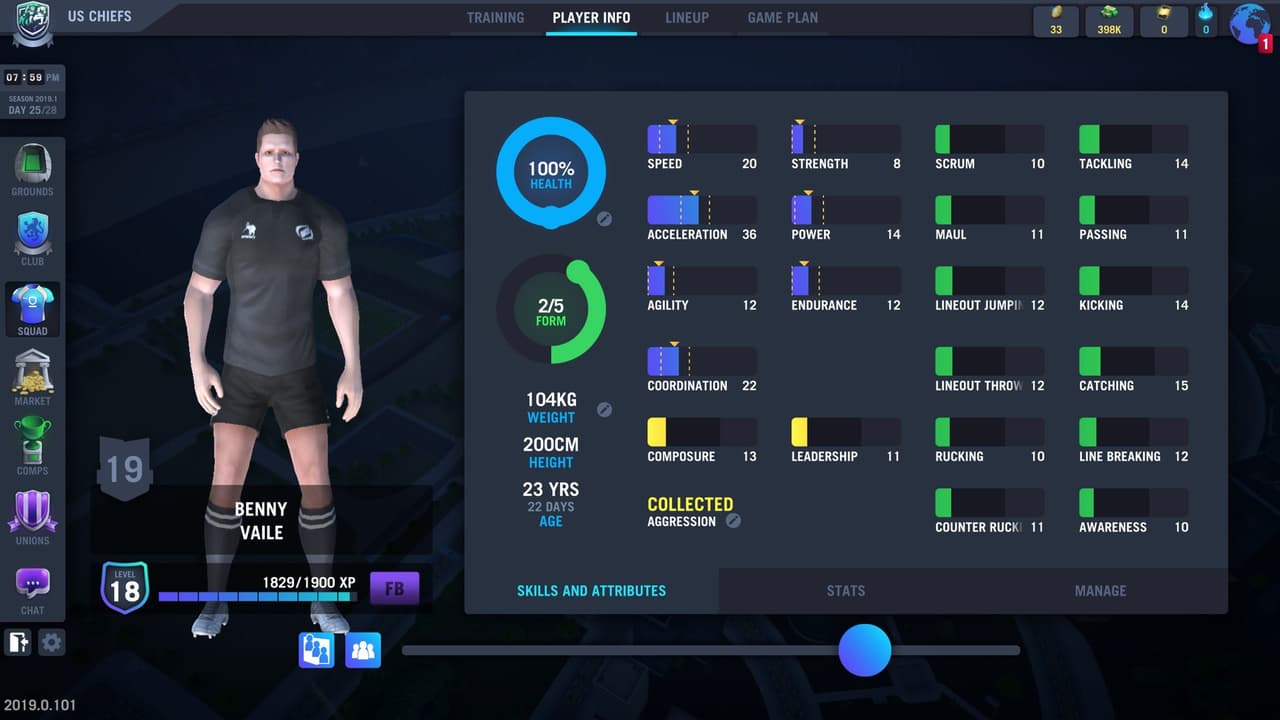 Blackout Rugby screenshot 5