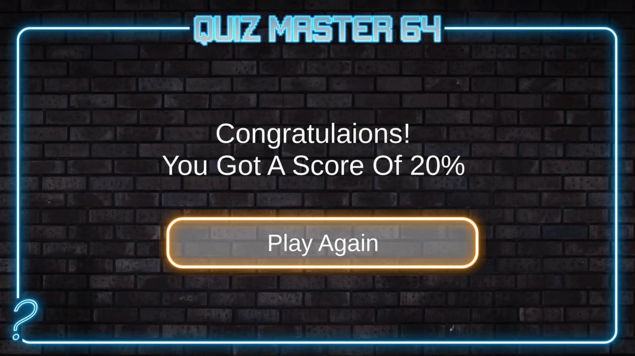 Quiz Game Template