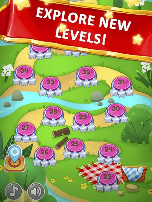 Panda Cookie - pop & smash jam Match 3 Games Free screenshot 4