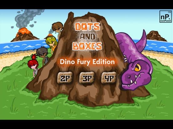 Dots and Boxes - Dino Fury Edition screenshot 2