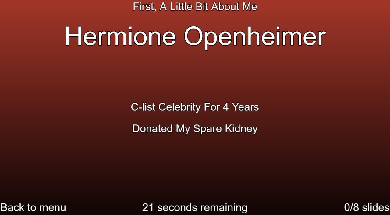Presenting... screenshot 4