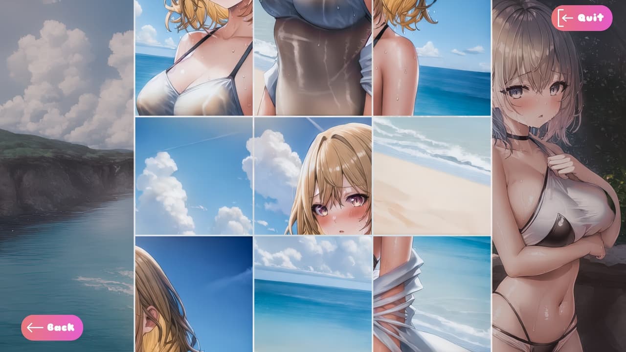 Senpai Puzzle: Waifu Summer (itch) screenshot 6