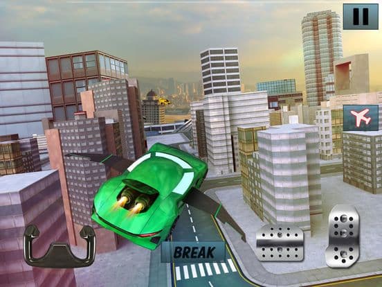 Free Sports Flying Racing Car Simulator screenshot 2