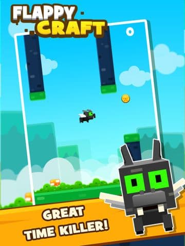 Flappy Craft - Ender Dragon Bird Game: Pixel Edition screenshot 5