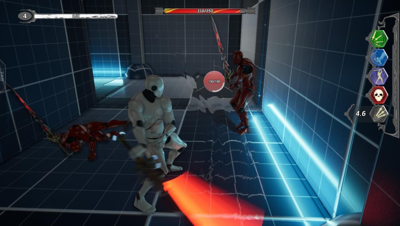 Robot Attacks Sword