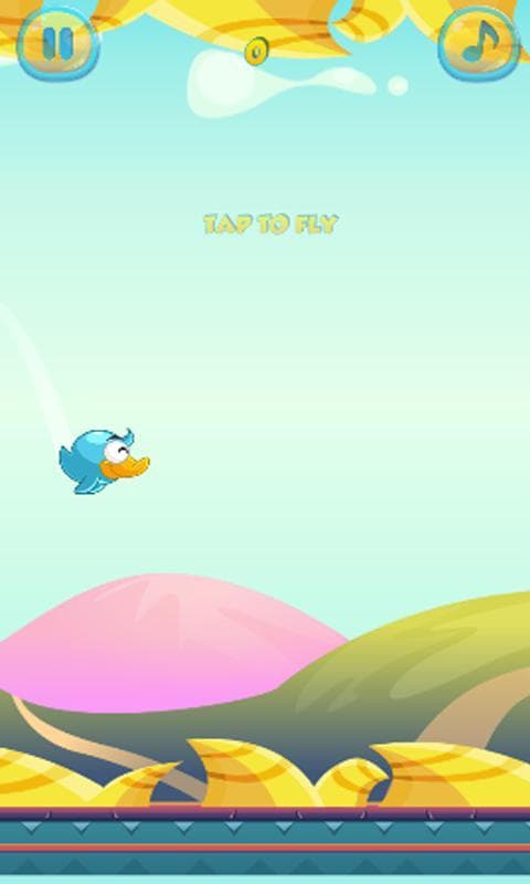 Blue Flappy Bird screenshot 2