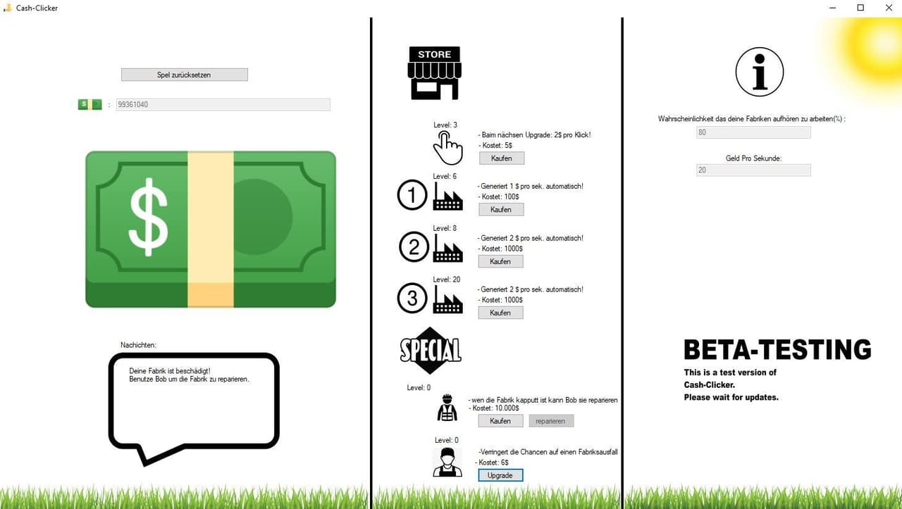 Cash-Clicker screenshot 2