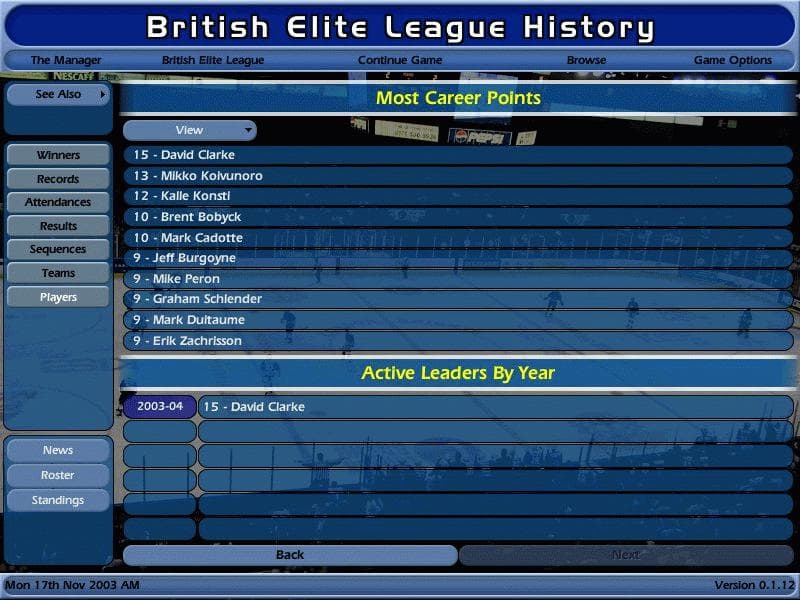 NHL Eastside Hockey Manager screenshot 6