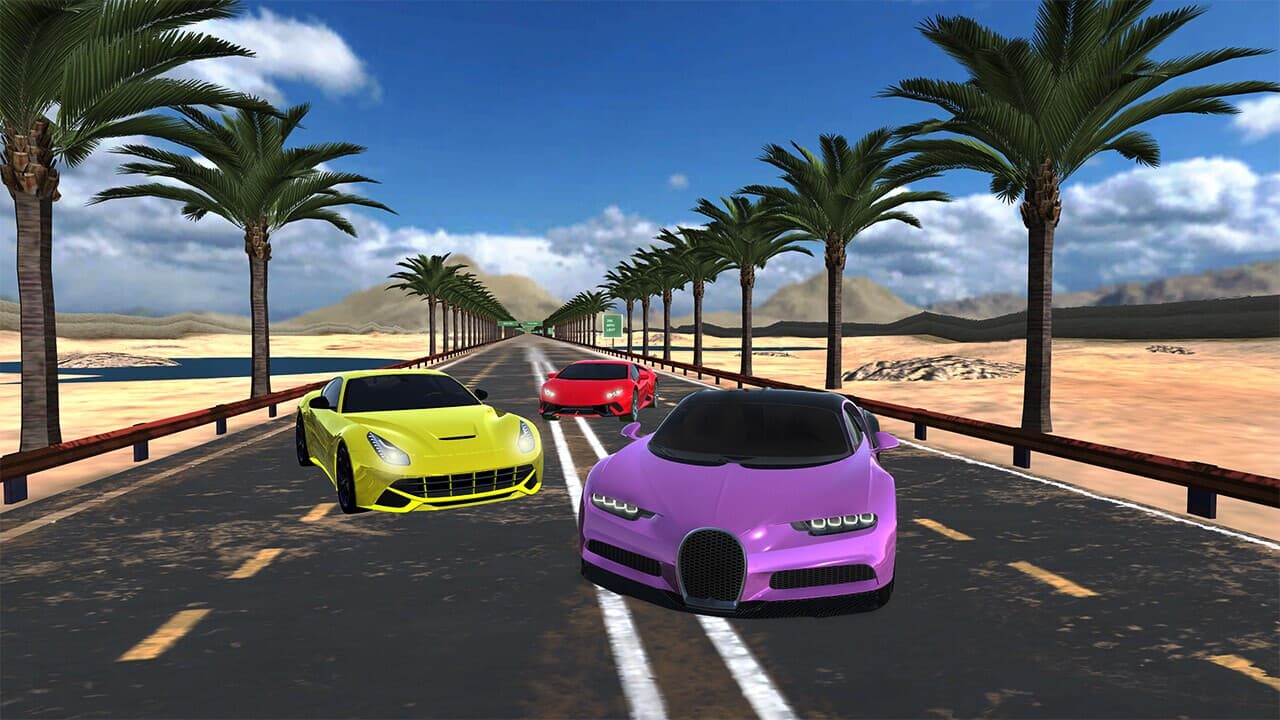 Car Racing Highway Driving Simulator, real parking driver sim speed traffic deluxe 2023 screenshot 5