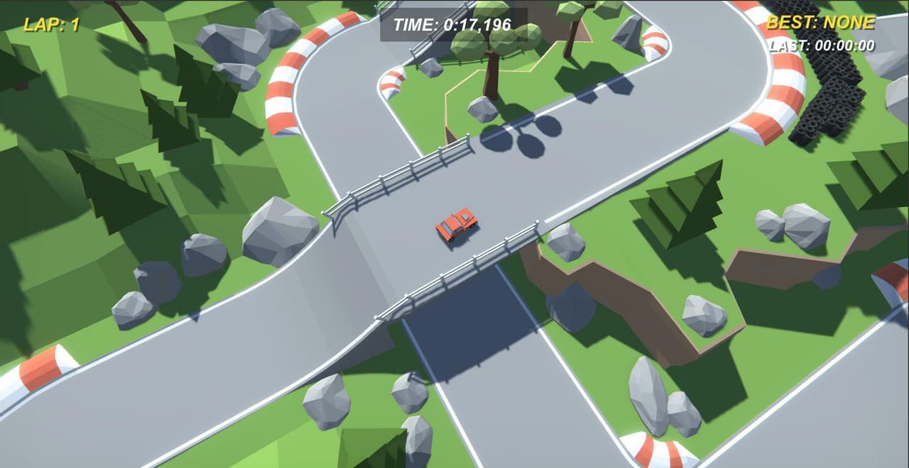 Low Poly Lap Racer screenshot 3