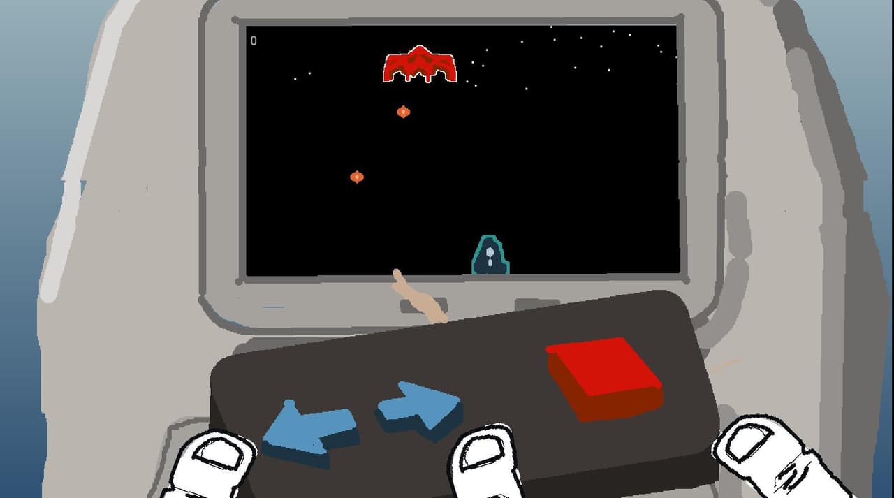 POV: You are playing games on a plane