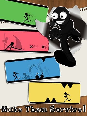 101 Make Them Survive - Stickman Run Jump Fight screenshot 2
